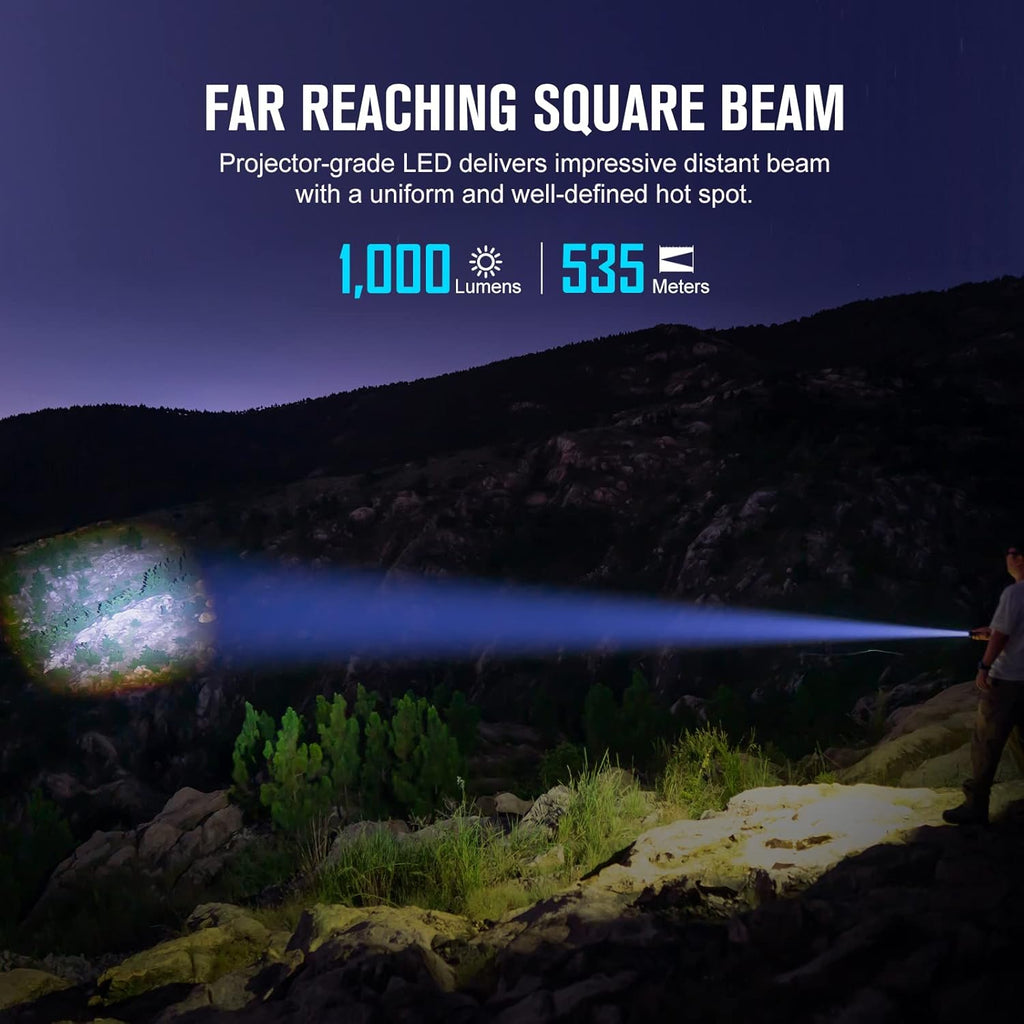 1000 Lumens Handheld Flashlight with 5000mAh Battery A382