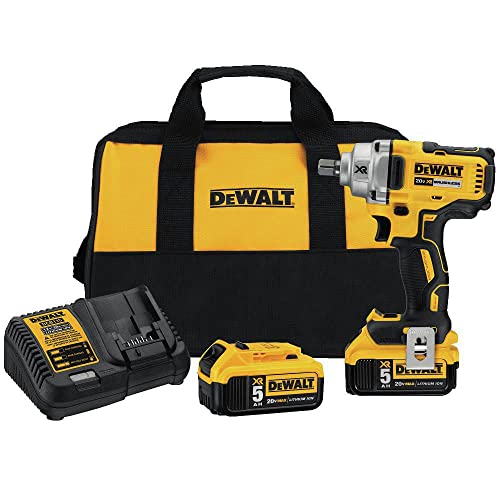 20V MAX* XR Cordless Impact Wrench Kit with Detent Pin Anvil, 1/2-Inch Q258