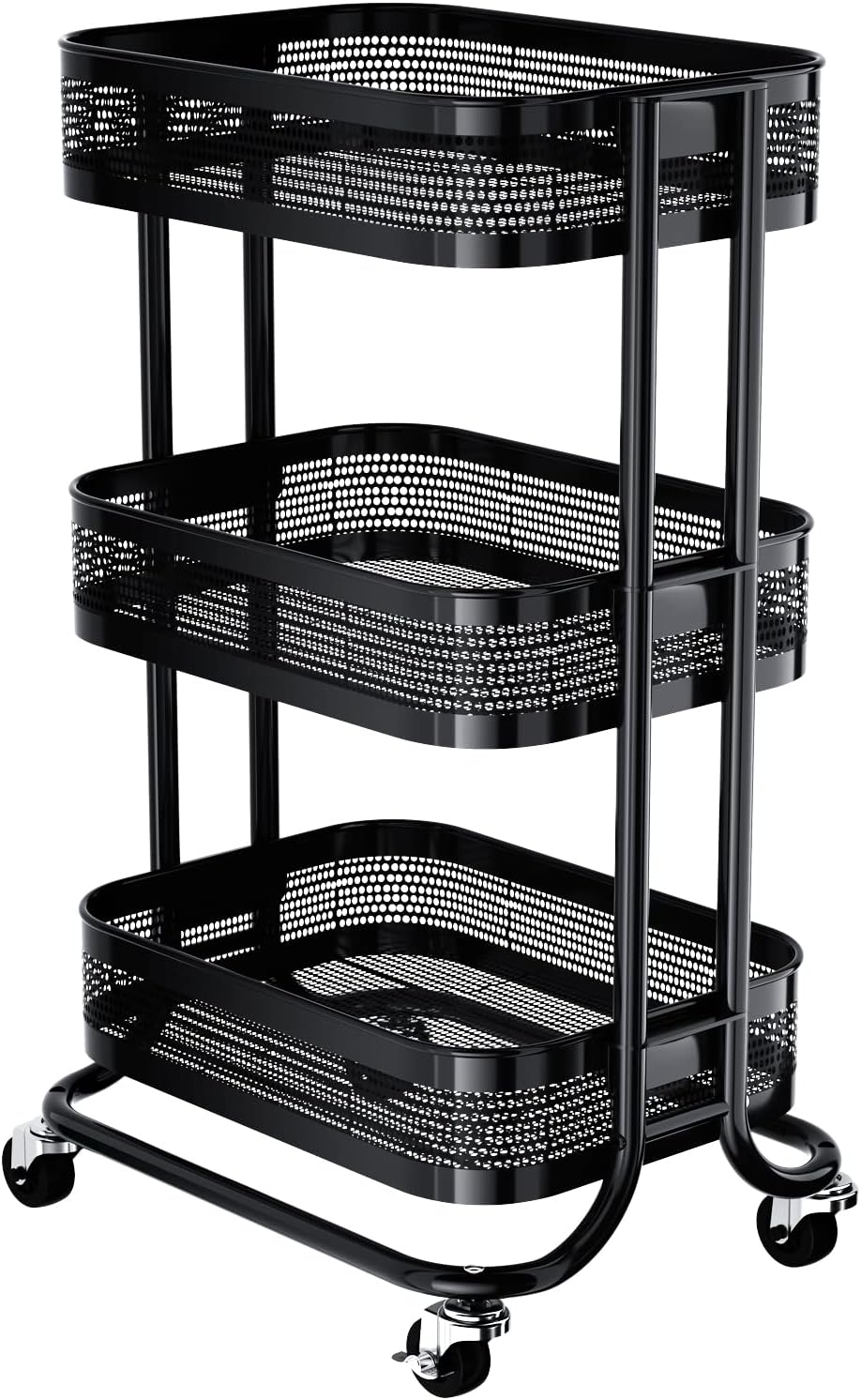 3-Tier Metal Rolling Utility Cart W308660