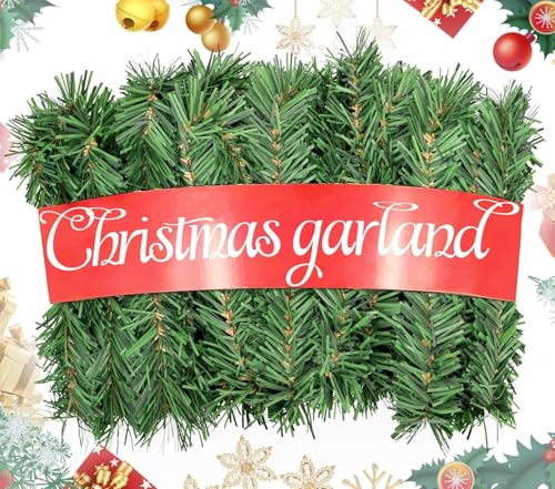 54FT Artificial Green Pine Christmas Garland P93581