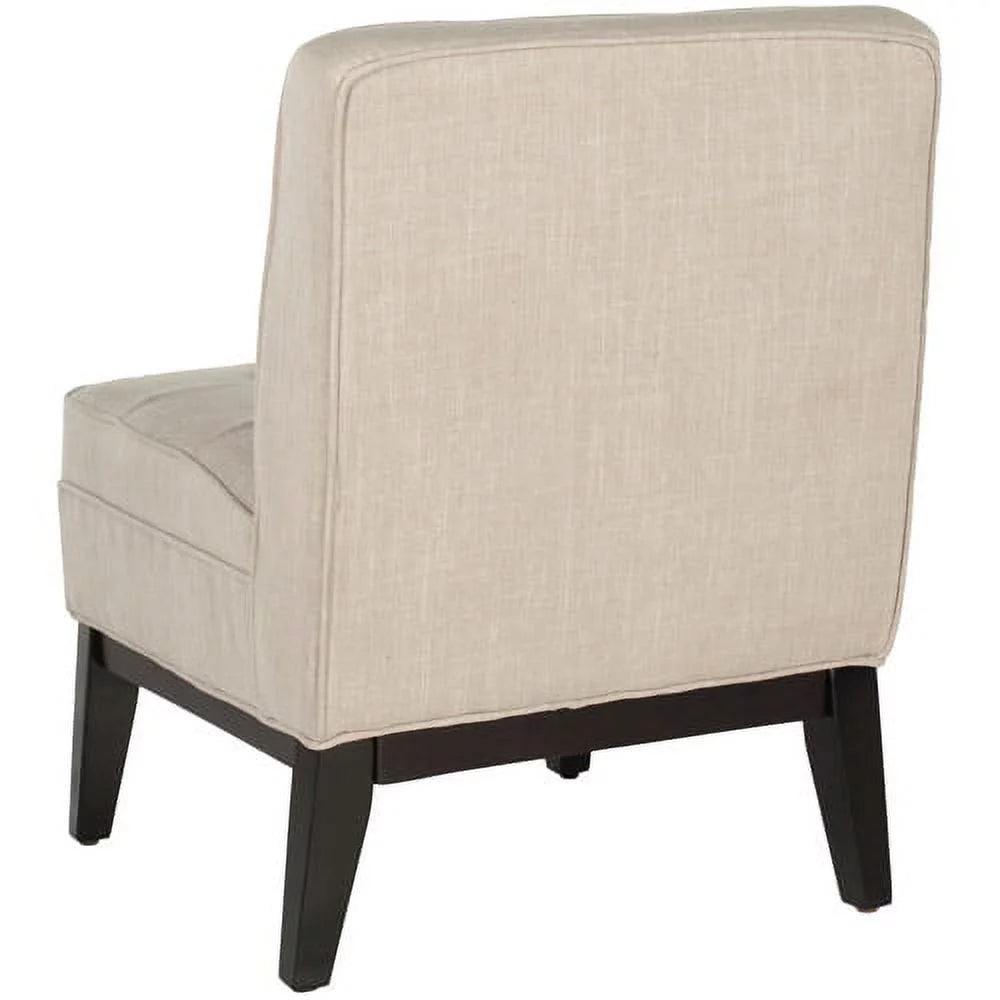 Beige Linen Armless Club Chair B304142