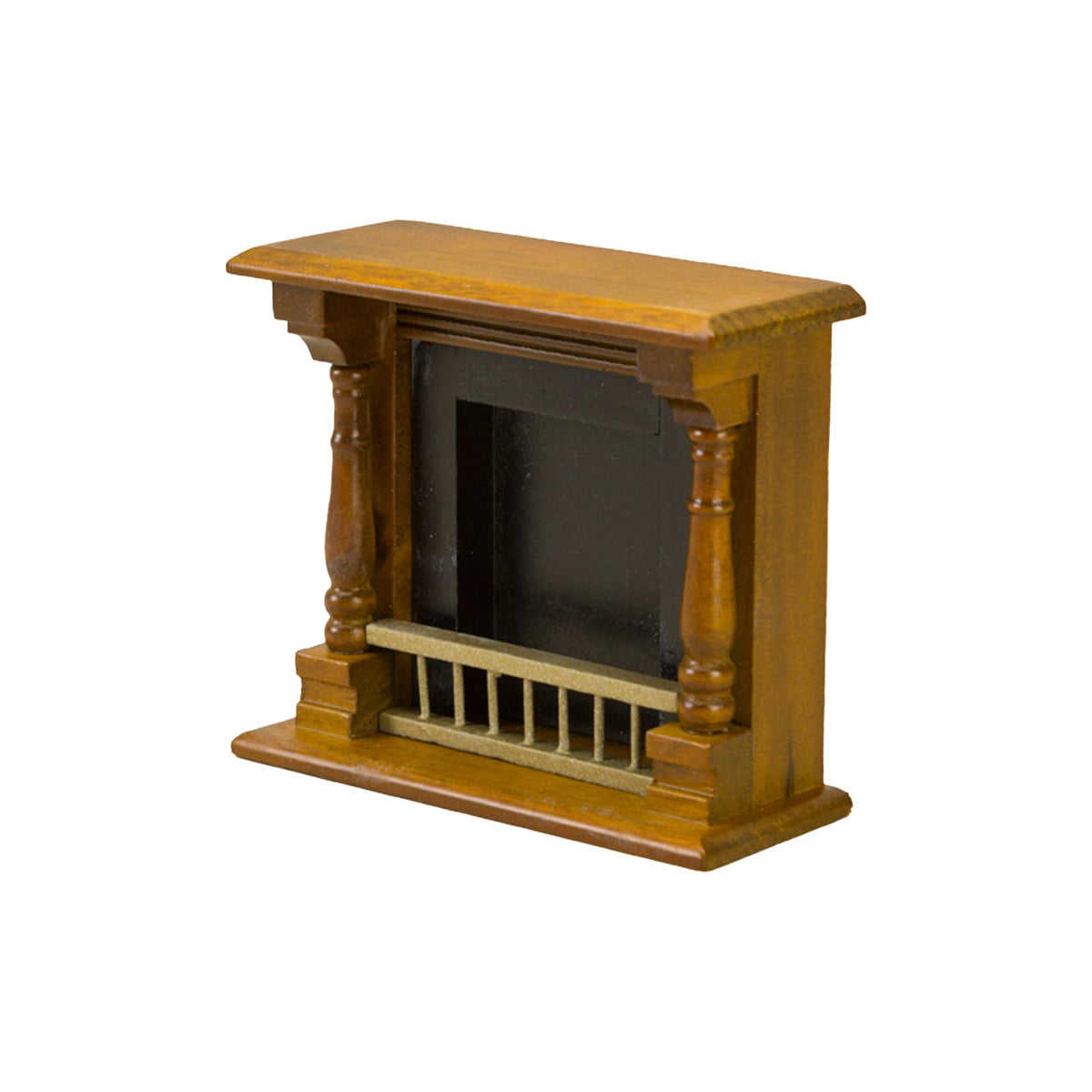 1/12 Scale Wooden Dollhouse Fireplace Miniature Model Toy T7047