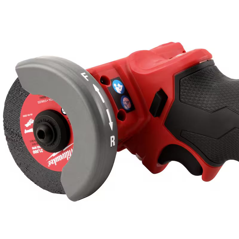 12V Brushless Cordless Cut Off Saw with 6-Pack Metal Cut Off Wheels Q997812