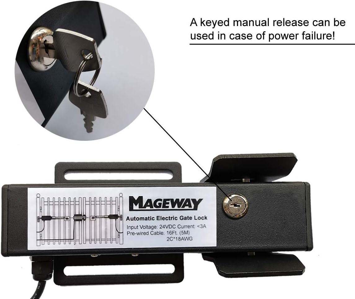 24VDC Automatic Electric Gate Lock P447