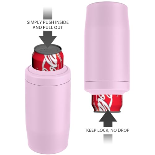 4-in-1 Double Wall Stainless Steel Insulated Can Holder (Black) L131755