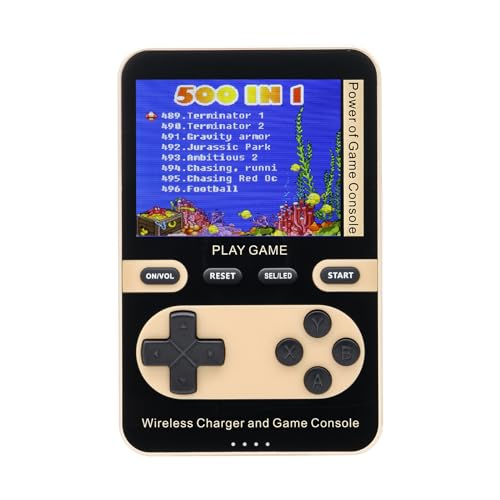 2 in 1 Handheld Video Game Console with 5000mAh Battery Pack B972