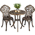 3-Piece Cast Aluminum Bistro Set S300