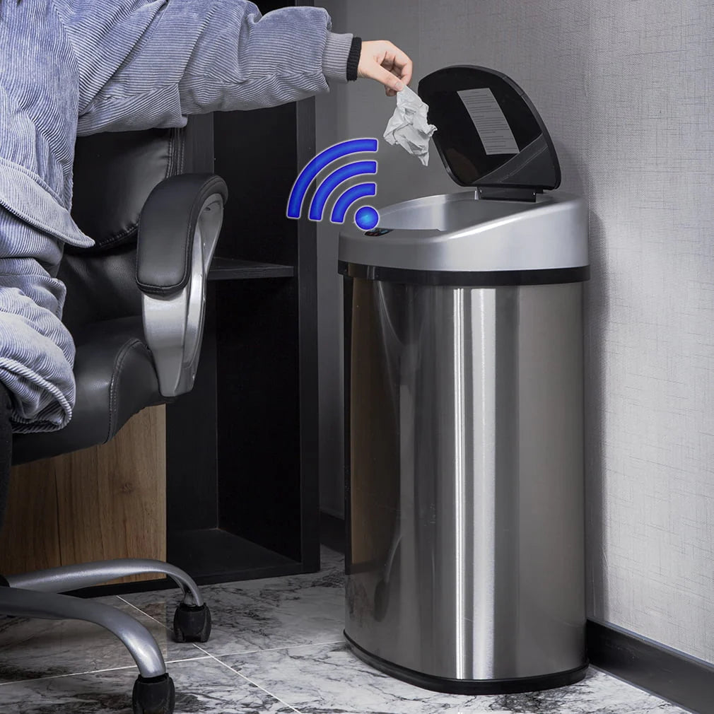 13 Gallon Stainless Steel Trash Can I9106