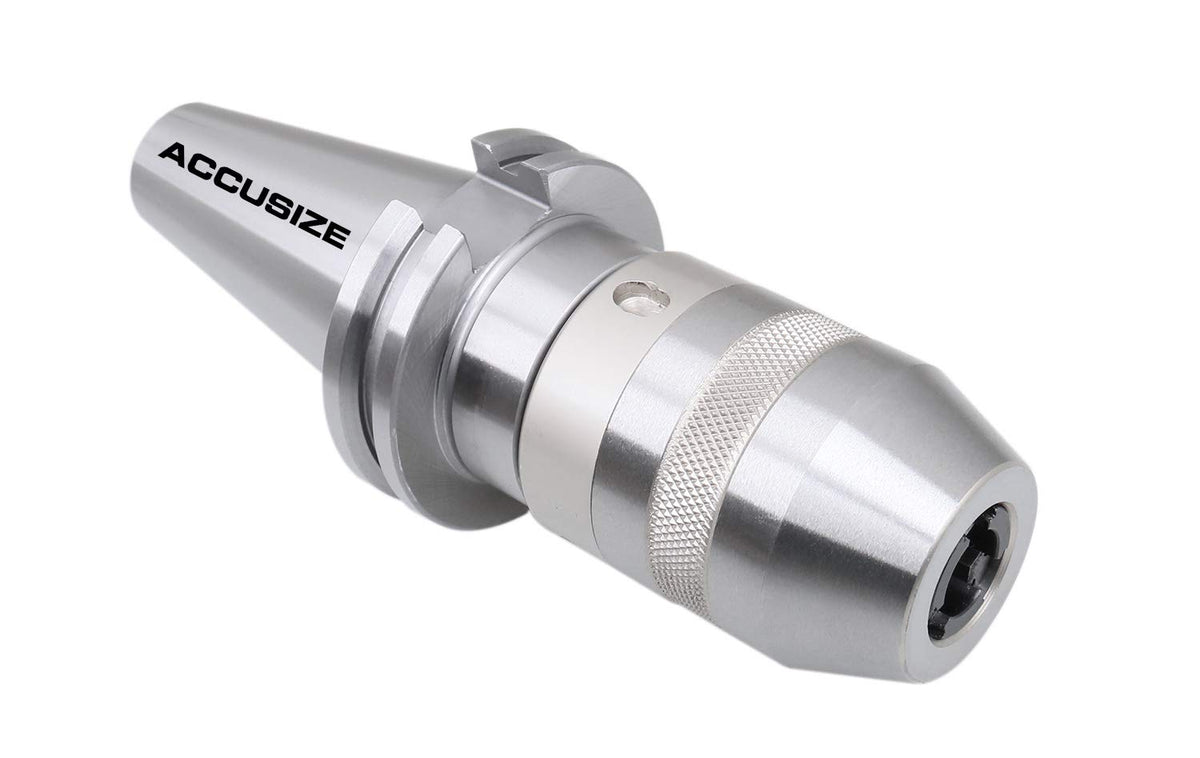 0-5/8'' Cat40 CNC Integral Keyless Drill Chuck S244040