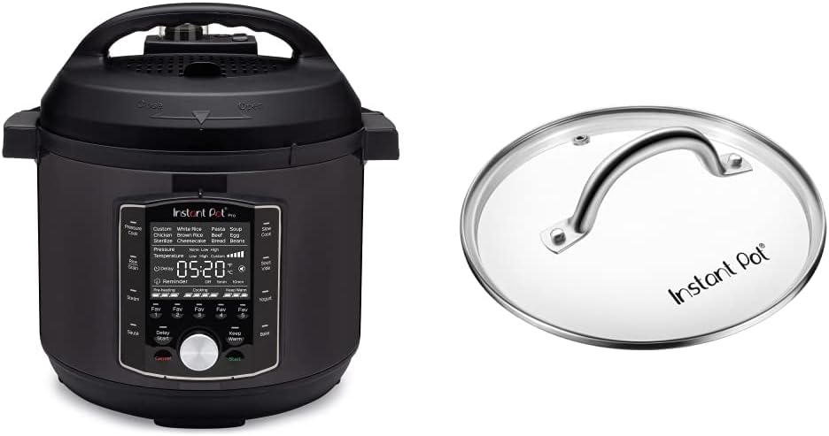 10-in-1 Pressure Cooker, 6 Quart, Stainless Steel Rim S39226