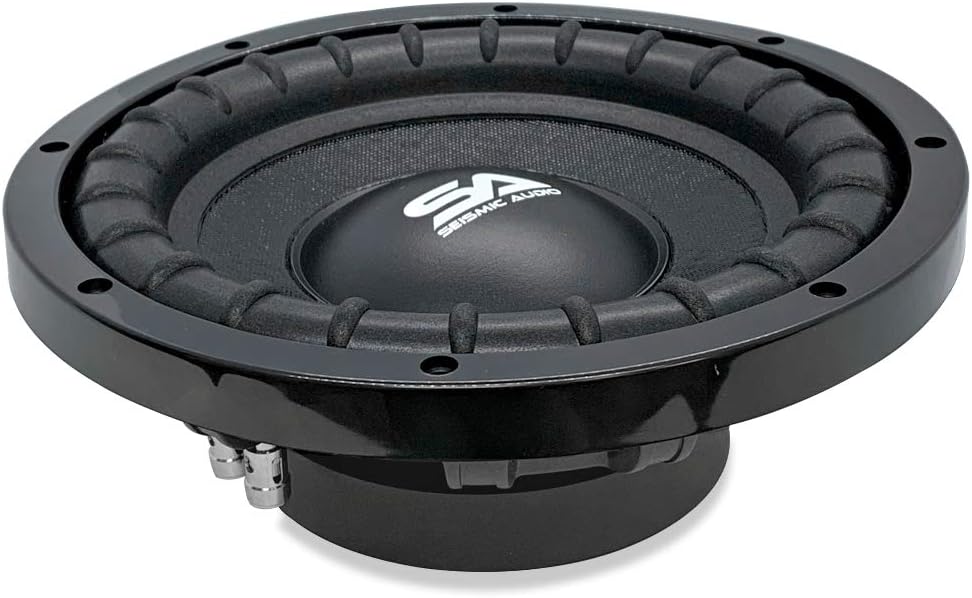 10 Inch Dual 4 Ohm Slim Mount Car Audio Subwoofer 400 Watts Max Power Pack of 2 P9179