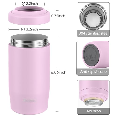 4-in-1 Double Wall Stainless Steel Insulated Can Holder (Black) L131755