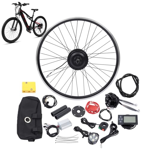 26" 350W 36V Front Wheel Electric Bike Conversion Kit with LCD Display M3201