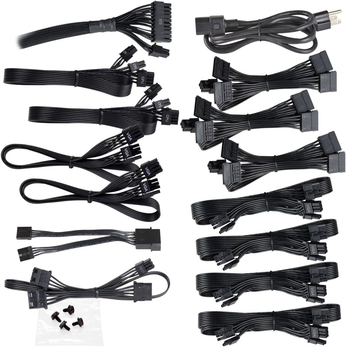 1000W 80+ Gold Semi Modular Power Supply G498