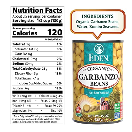 15 oz No Salt Garbanzo Beans G5617