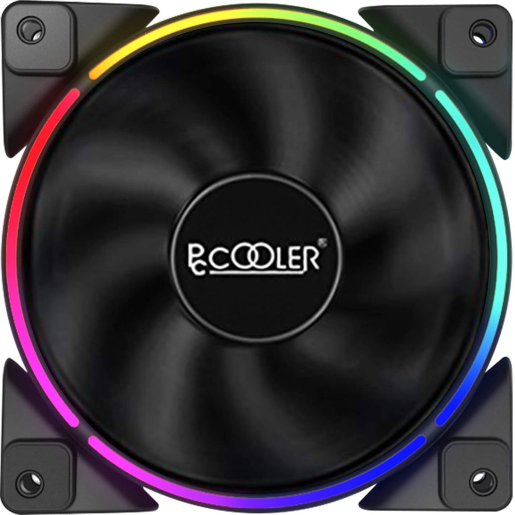 120mm RGB LED PC Case Fan Pack of 2 N490