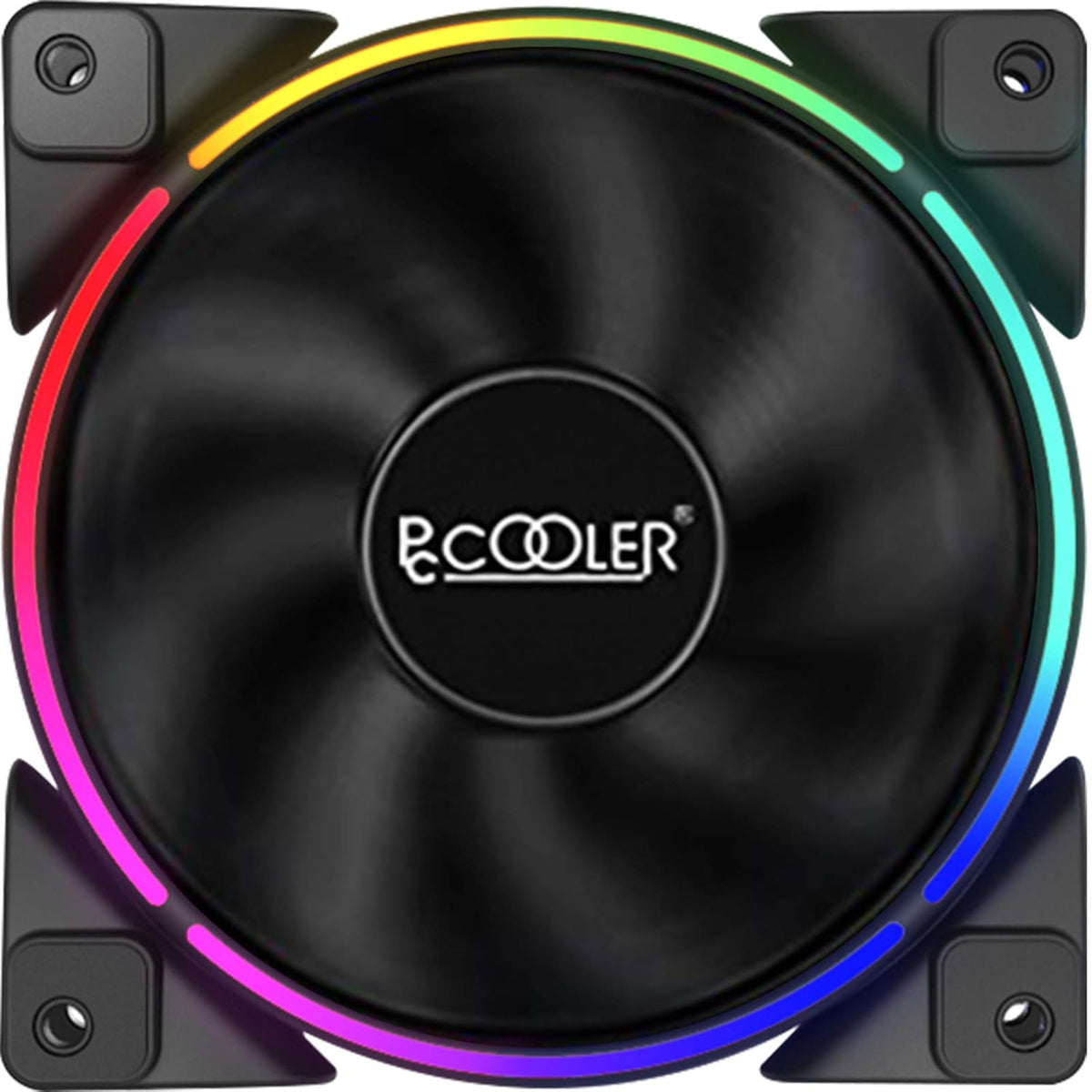 120mm RGB LED PC Case Fan Pack of 2 N490