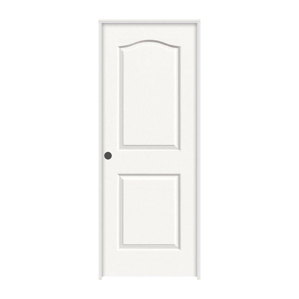 32 in. x 80 in. White Painted Solid Core Single Prehung Interior Door F93442