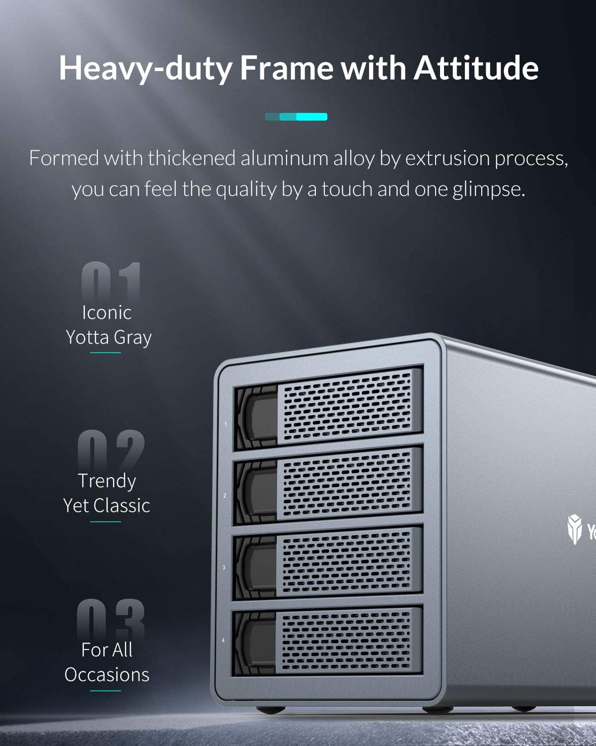 4 Bay Type-C Hard Drive Enclosure O2011