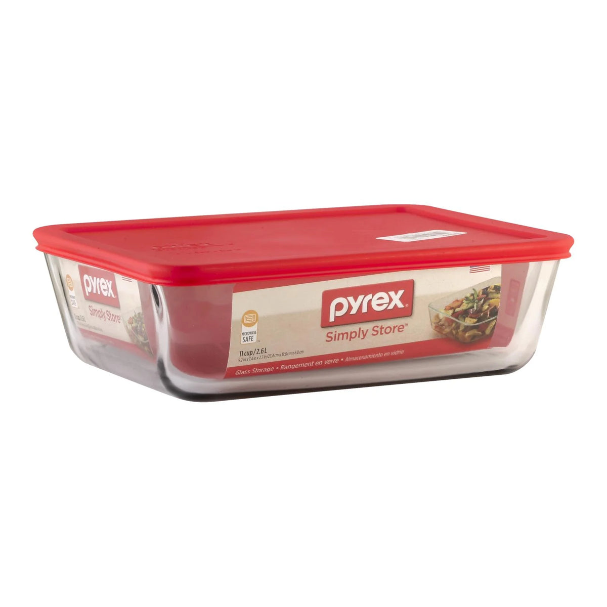 11 Cup Red Plastic Storage Container M721