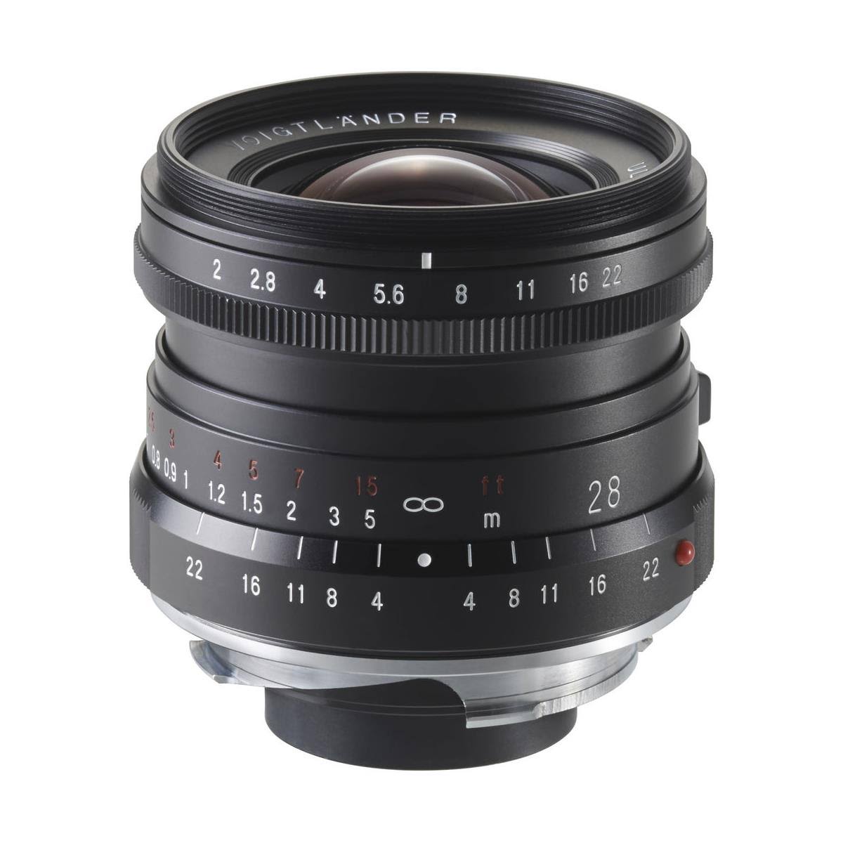 28mm f/2.0 Lens, Leica M Mount, Black W687