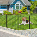 10 Panels 33 in x 24 ft Rustproof Metal Garden Fence X844