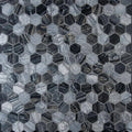 12 in. x 12 in. Textured Marble Mosaic Tile J97957