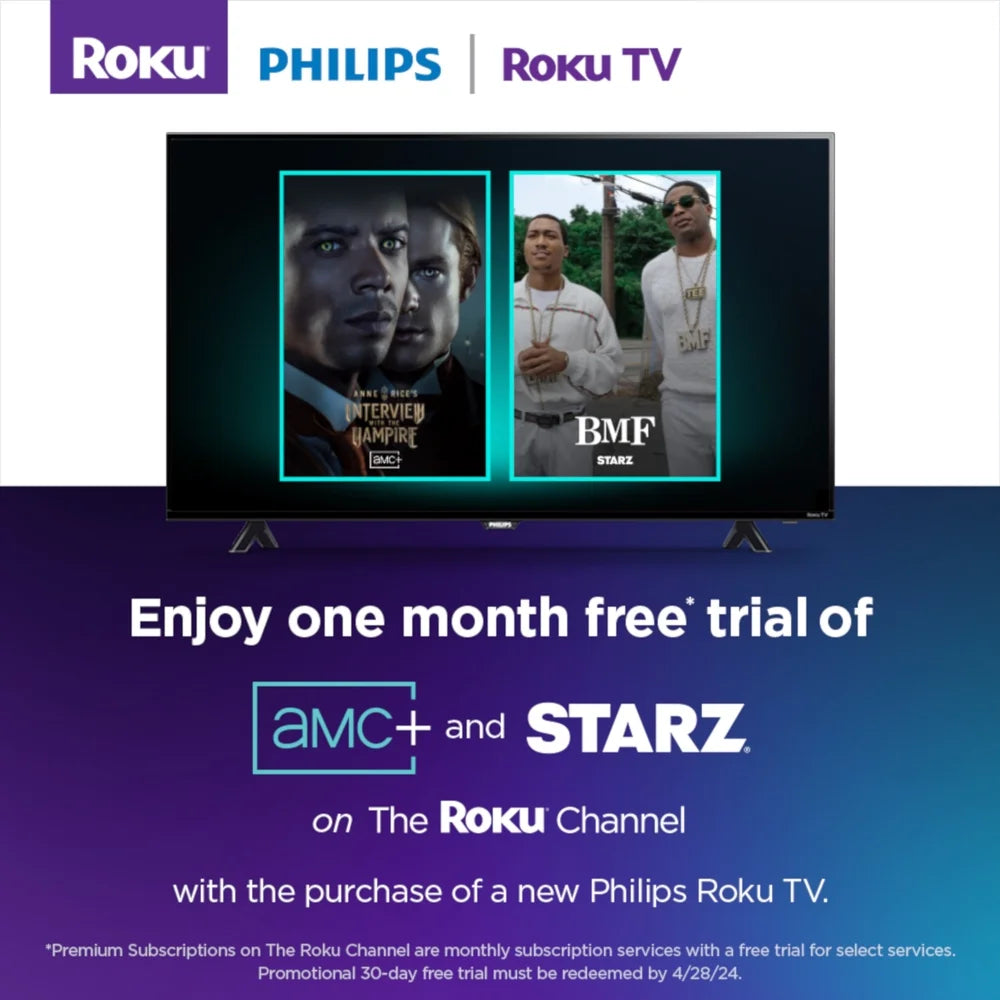 50" 4k Ultra HD Roku Smart LED TV H744