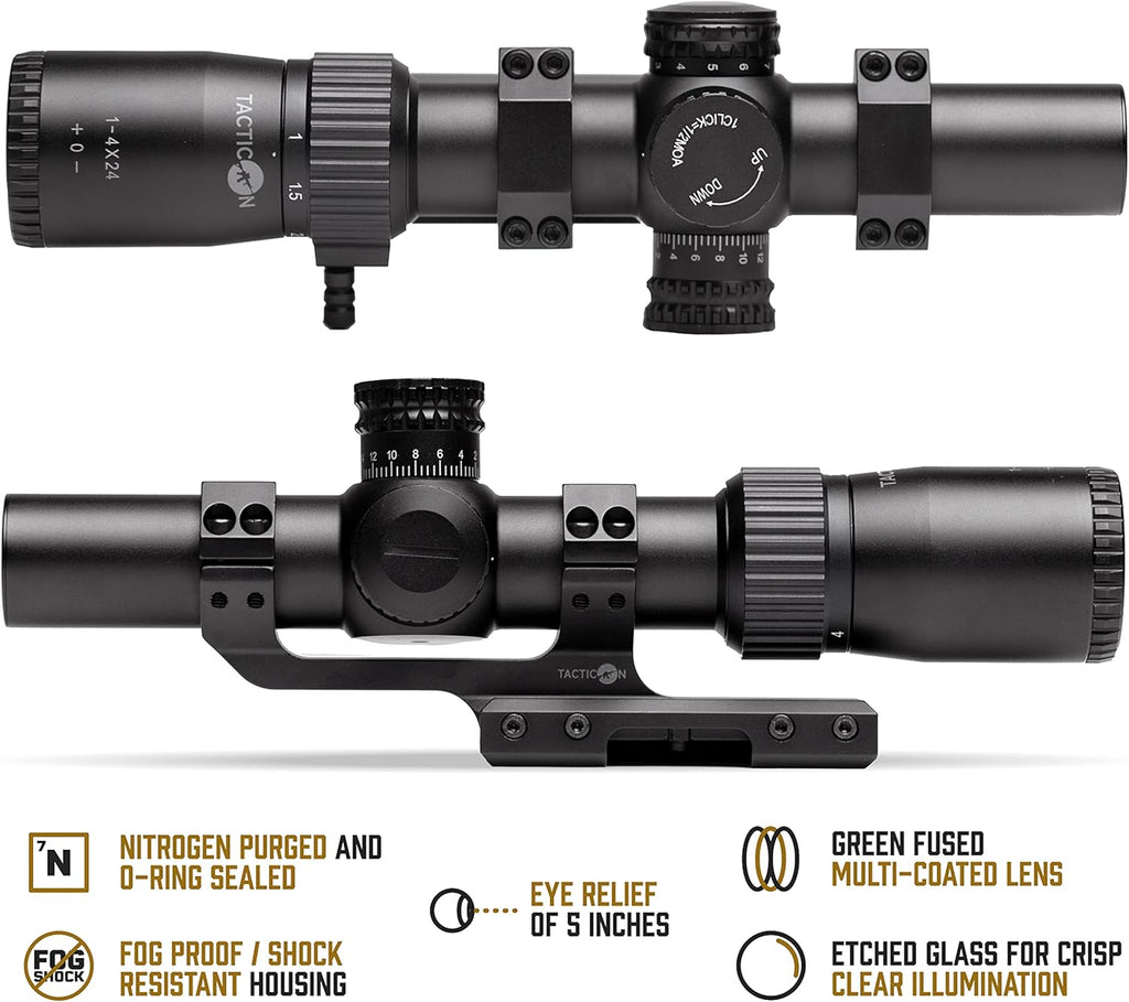 1-4x24mm LPVO Scope with Cantilever Mount U486819