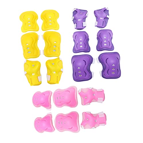 12 Pcs Set Kids Wrist Brace Wrist Guards Safety Gear V89884