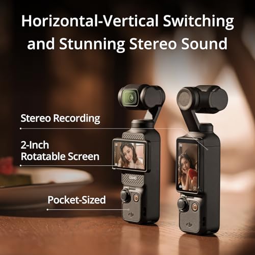 1'' CMOS 4K/120fps Vlog Camera with 3-Axis Stabilization K249083
