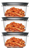 12 Piece Food Storage Set with 6 Containers and 6 Lids O72054