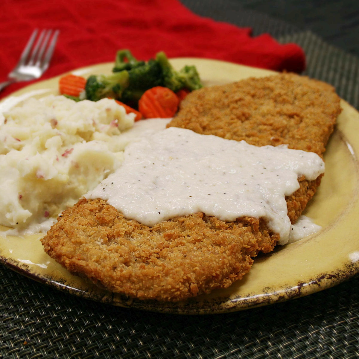 11 Ounce Raw Chicken Fried Steak - 15 per case I702