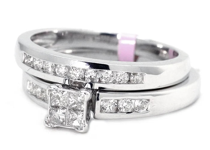 10K White Gold Diamond Engagement Ring K6022