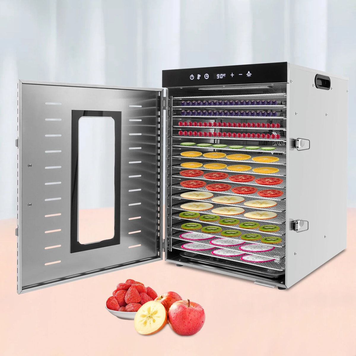 16 Trays Stainless Steel Food Dehydrator C729120
