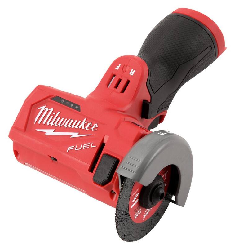 12V Brushless Cordless Cut Off Saw with 6-Pack Metal Cut Off Wheels Q997812