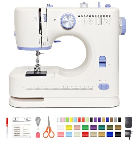 Portable Sewing Machine with 42 Pcs Sewing Threads Kit L399615