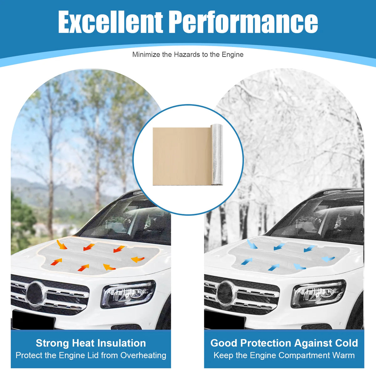 120" x 40" Automotive Sound Deadening Insulation Mat Y1938