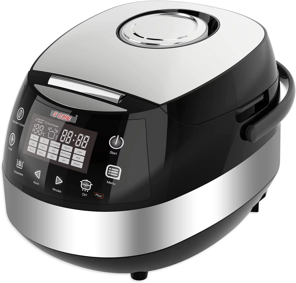 5.3Qt Digital Programmable 15-in-1 Electric Rice Cooker 11 Cups A57865