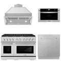 48 Gas Range, Range Hood Insert, Microwave Drawer and Dishwasher F791929