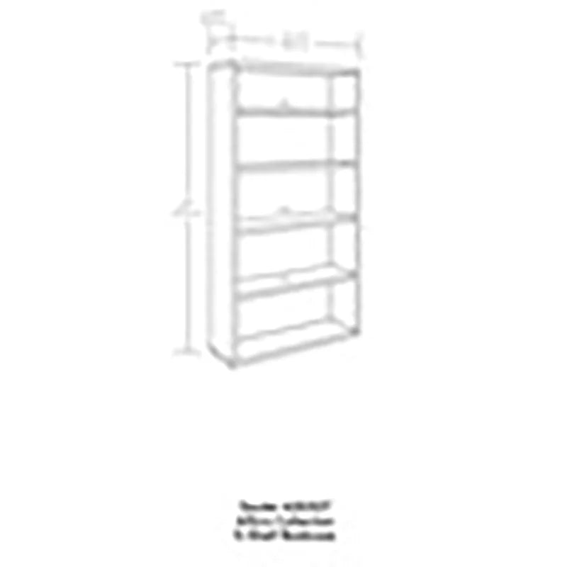 5-Shelf Engineered Wood Bookcase V18300