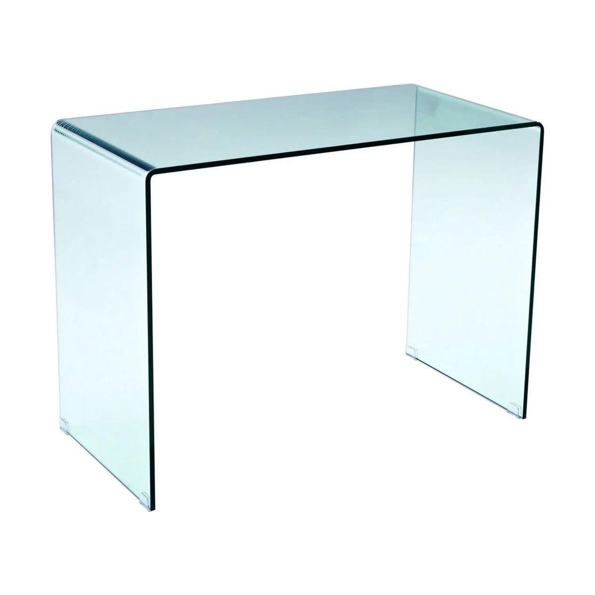 43 Inch Tempered Glass U Shaped Computer Desk G78034