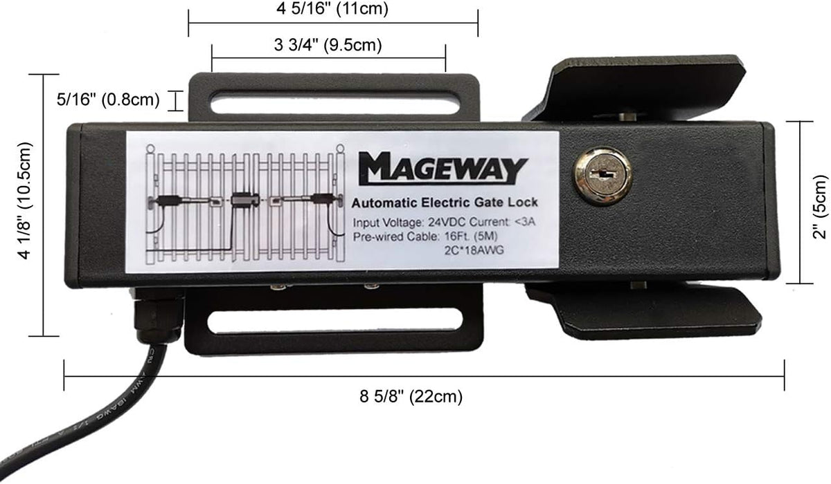 24VDC Automatic Electric Gate Lock P447