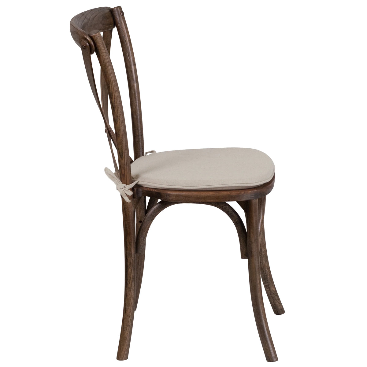 2 Pk. Cross Back Chair with Cushion M6321
