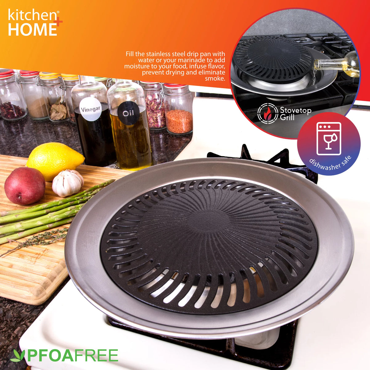 Nonstick Stove Top Grill Pan Y695073