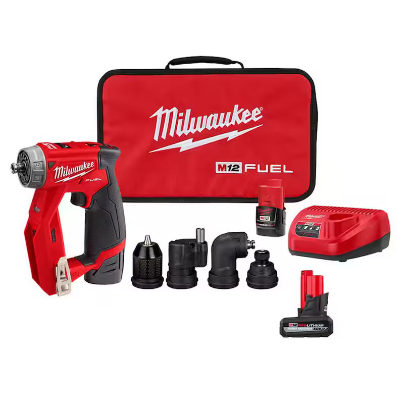 12V Lithium-Ion Brushless Cordless 4-in-1 3/8 in. Drill Driver Kit H522776
