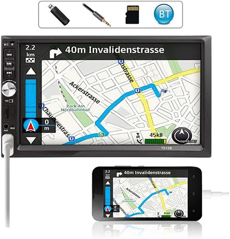 2 Din 7 Inch Car Stereo with Bluetooth MP5 Player I3765