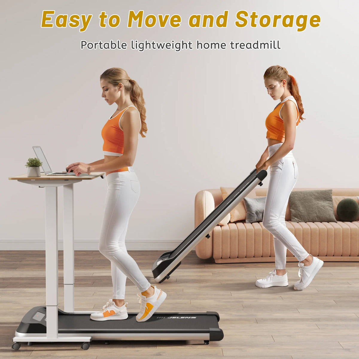 2 in 1 Treadmill with Remote Control W5251