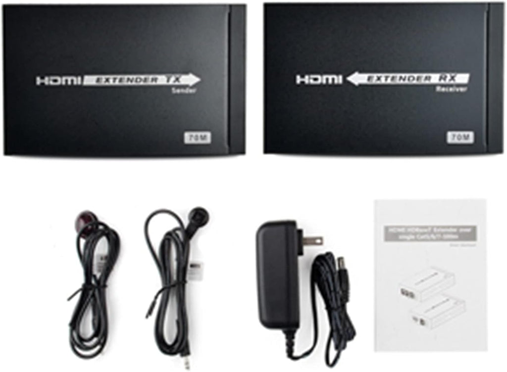 4K HDMI Extender Over CAT6 Cable Uncompressed Transmission up to 230ft P66787