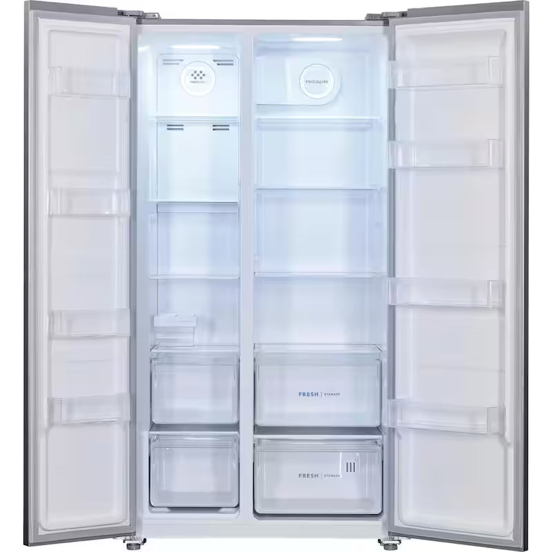 36 in. 18.8 cu. ft. Side by Side Refrigerator in Brushed Steel C602190